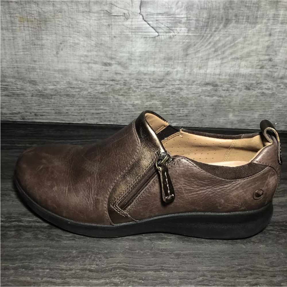 Clarks Unstructured Un Adorn Size 8.5 Side-Zip Sl… - image 6